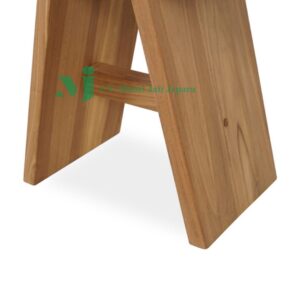 stool block teak wood