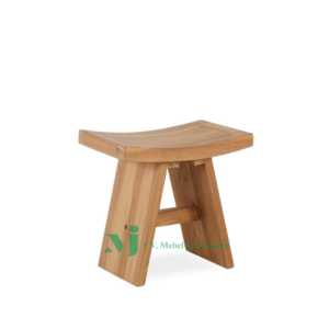 stool block teak wood