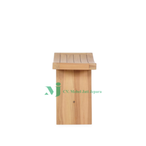 stool block teak wood