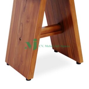 stool block teak wood