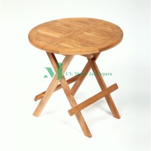 TEAK FOLDING SIDE TABLE