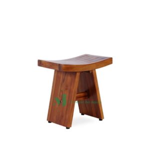 stool block teak wood