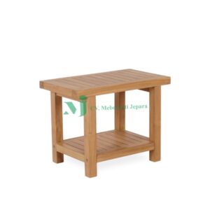 TEAK WOOD RECTA STOOL