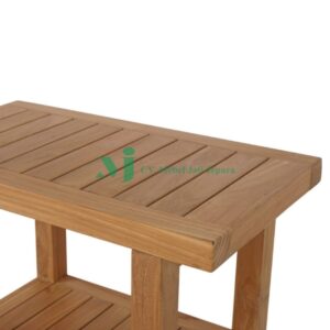 TEAK WOOD RECTA STOOL