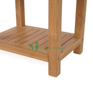 TEAK WOOD RECTA STOOL