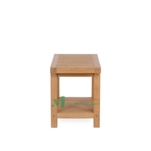 TEAK WOOD RECTA STOOL