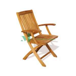 balinese folding arm chair