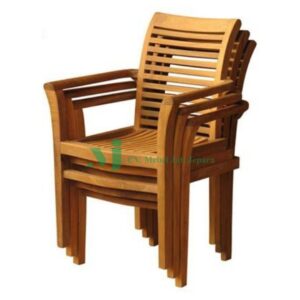 new stacking arm chair