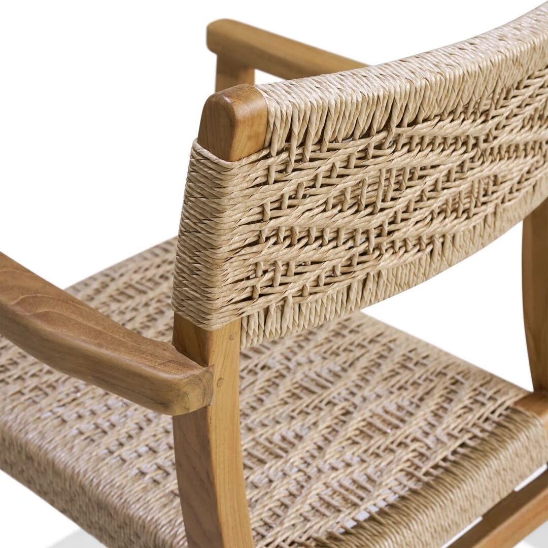 Rope-Woven Dining Chairs