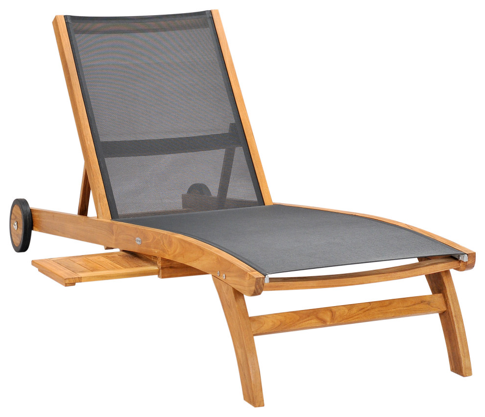 Teak Lounger & Steamer Chair