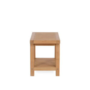 TEAK WOOD RECTA STOOL - Image 5