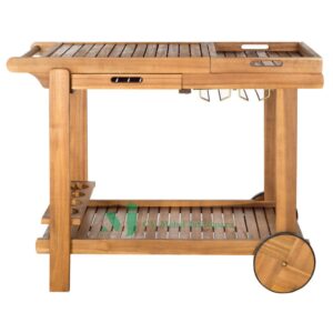 TEA TROLLEY TEAK