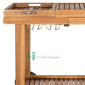 TEA TROLLEY TEAK - Image 4
